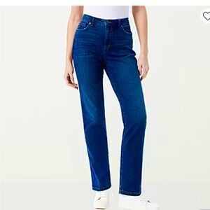 Gloria Vanderbilt Dark Wash Denim Straight Leg Jeans